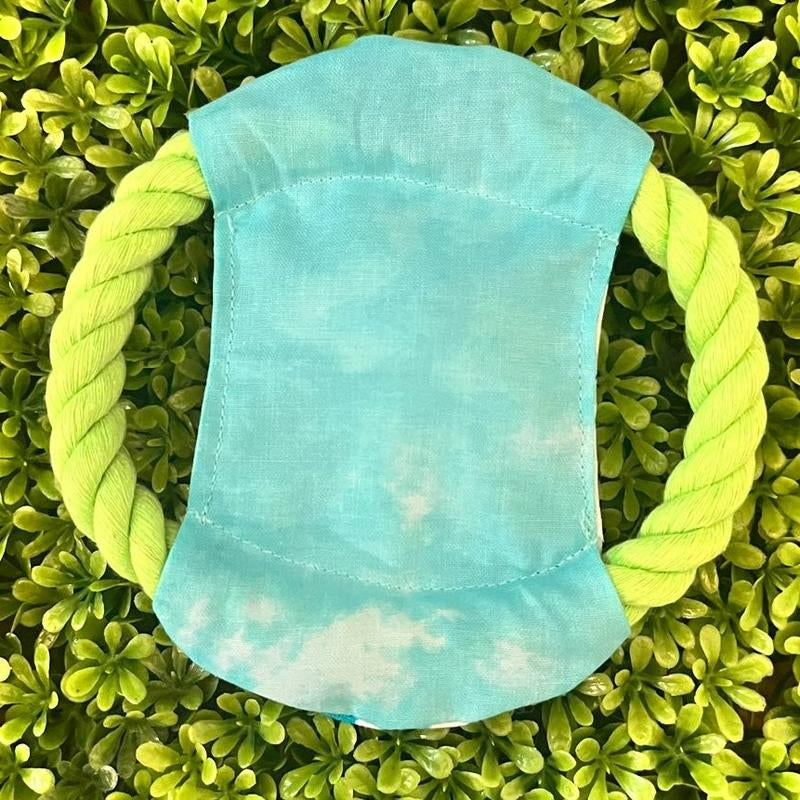 Small Rope Dog Frisbee- Cacti Design