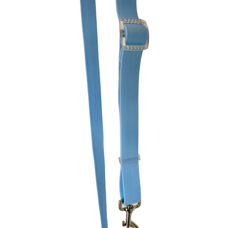 Hands Free Adjustable Dog Leash- Baby Blue