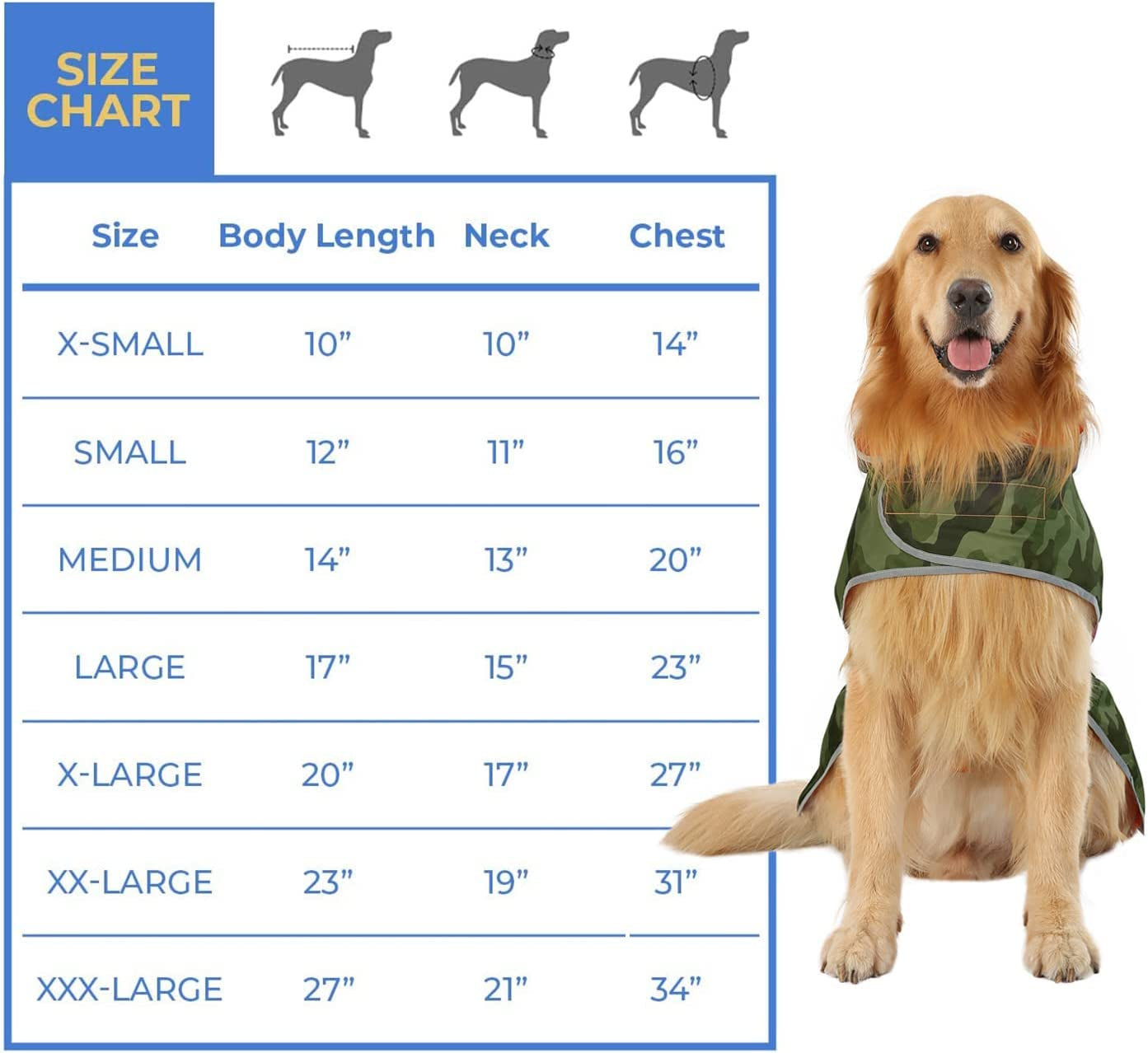 Reversible Hooded Dog Raincoat for Small, Medium, and Large Dogs!